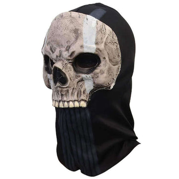 Cod Skull Mask Ghost Mask Mw2 Latex Halloween Full Face Mask Becostume